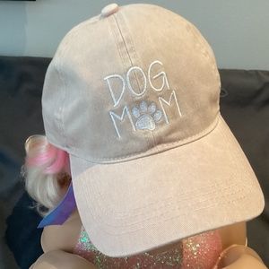 David & Young Woman’s Dog Mom Embroidered Baseball Cap